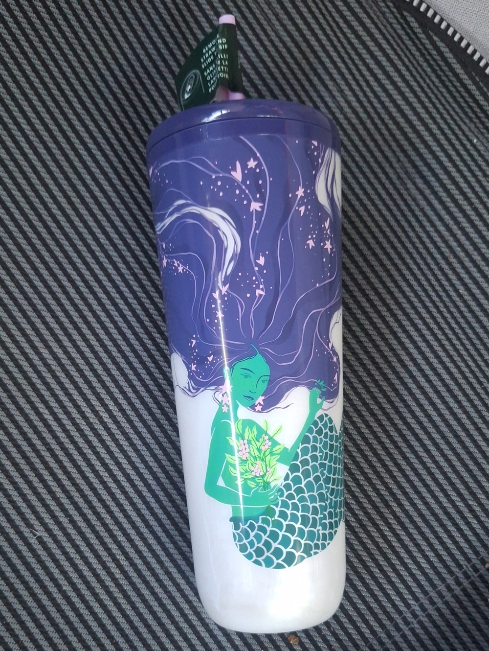 Starbucks 2025 Siren Mermaid Pearlescent Purple Venti 24oz Hot Cold Cup Tumbler - Picture 12 of 12